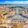 Panoramic view of Saint Peter's Square and its surroundings in Vatican City, Rome